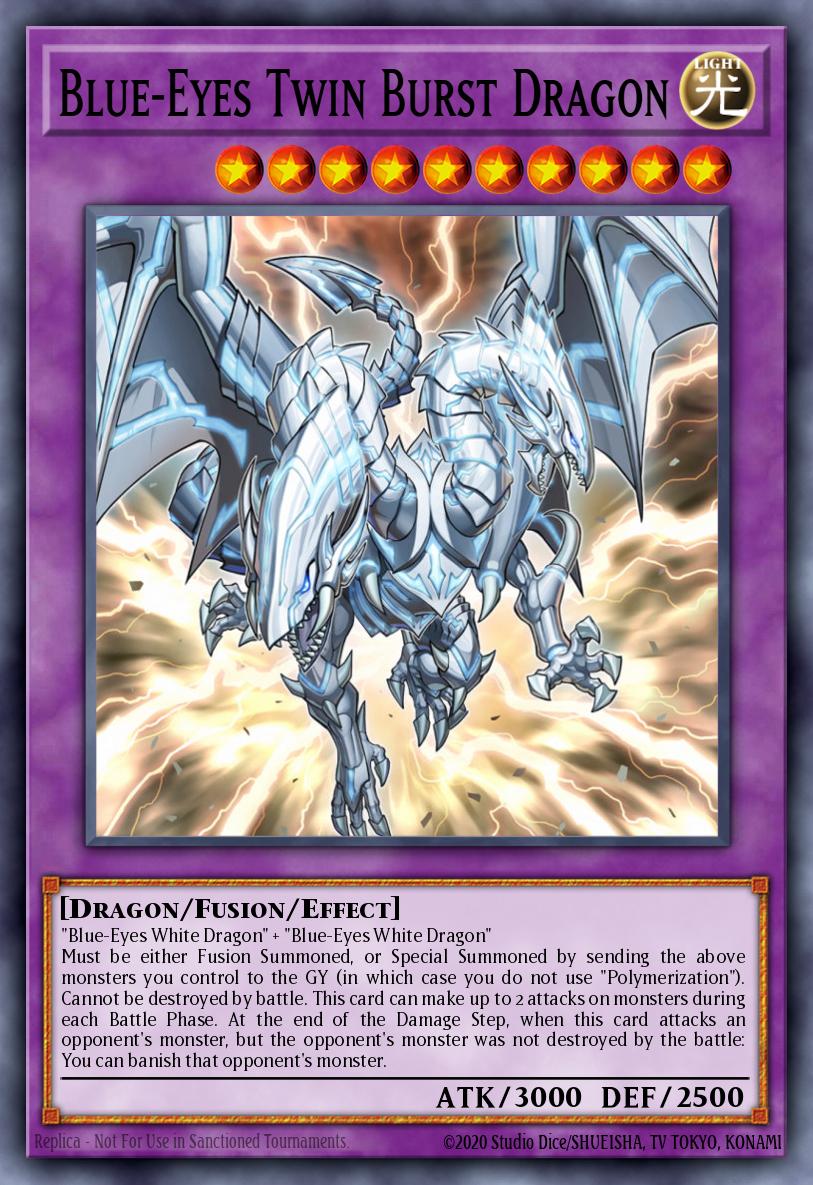 Blue-Eyes Twin Burst Dragon MP17-EN056