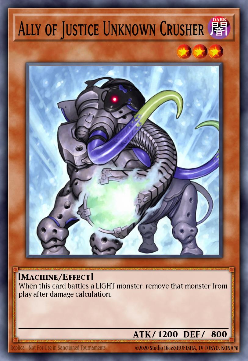 Ally of Justice Unknown Crusher DT01-EN079