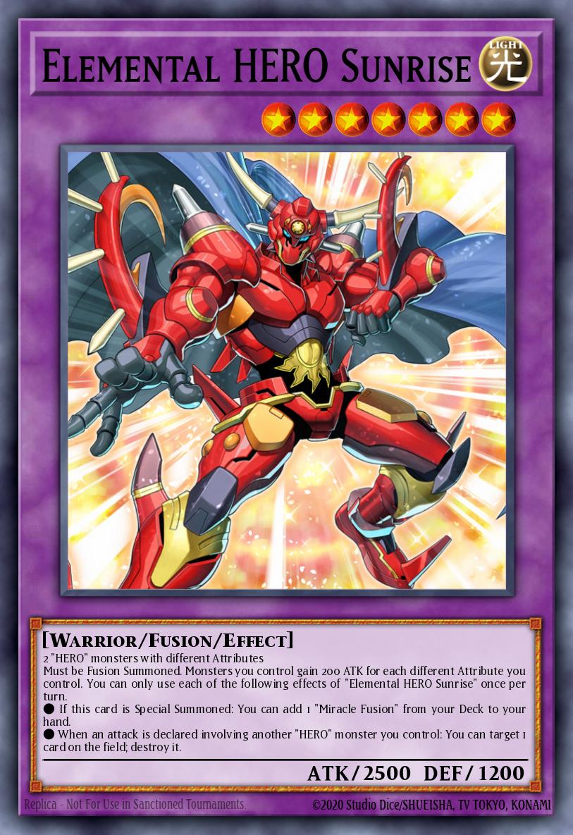 Elemental HERO Sunrise BLC1-EN155