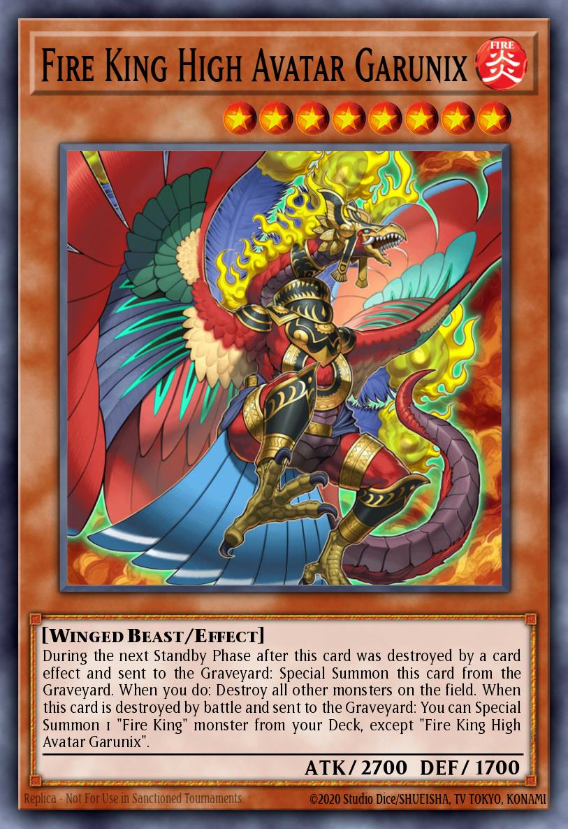 Fire King High Avatar Garunix SDOK-EN001