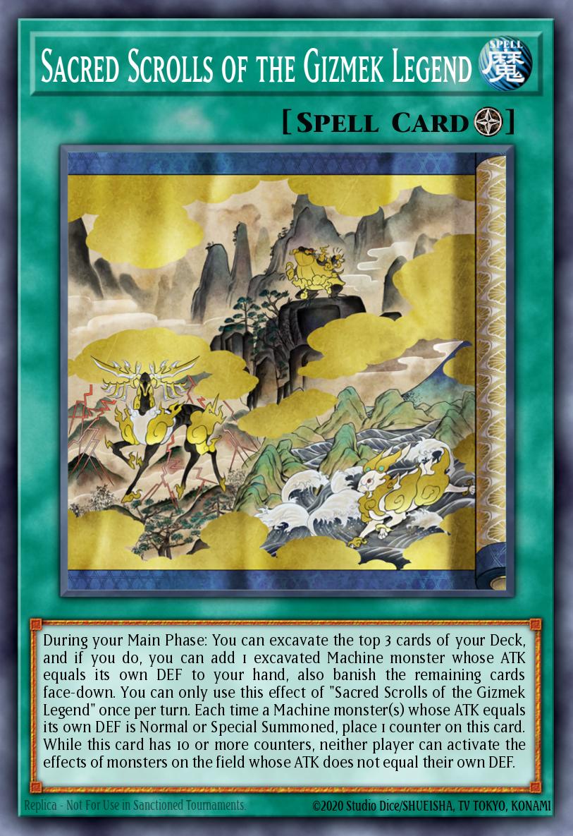 Sacred Scrolls of the Gizmek Legend MP22-EN160
