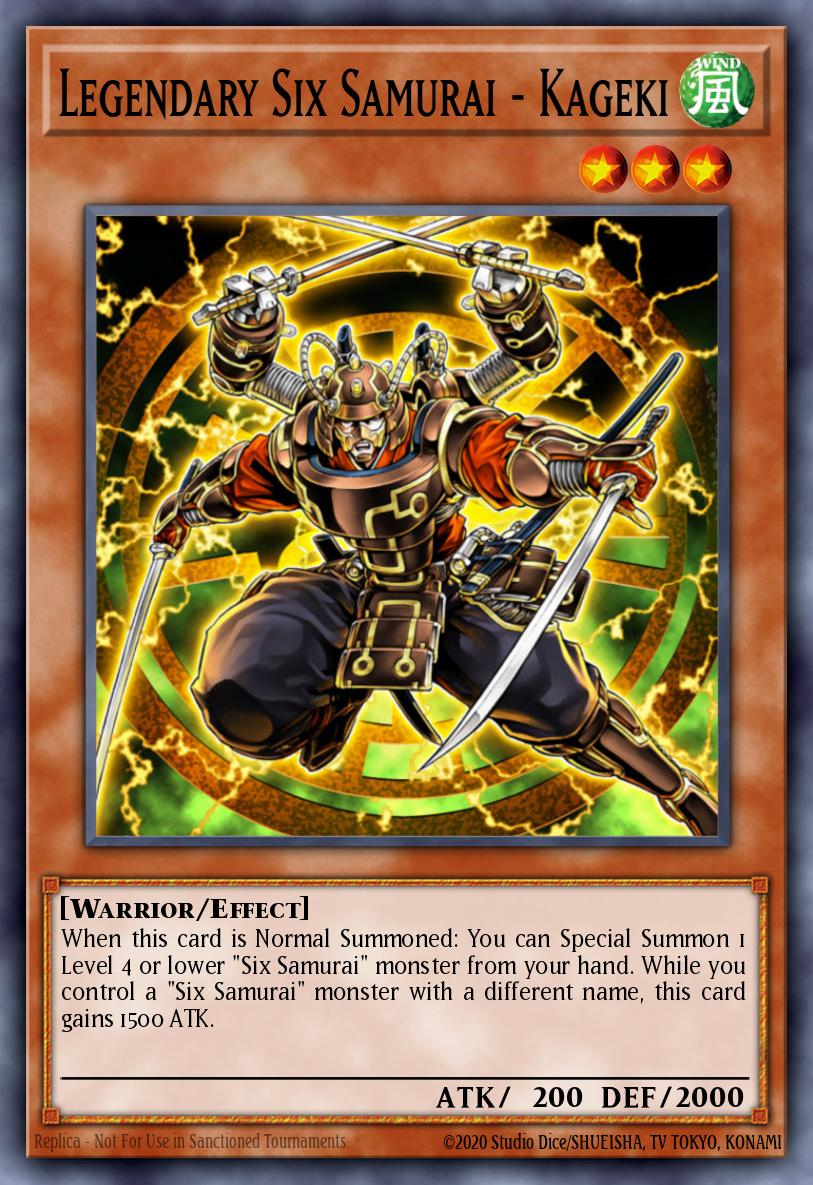 Legendary Six Samurai - Kageki SDWA-EN018