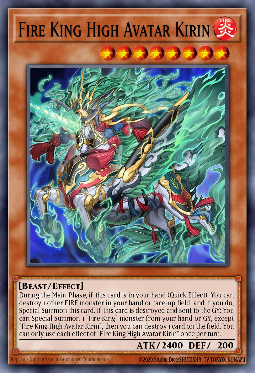 Fire King High Avatar Kirin RA05-EN032