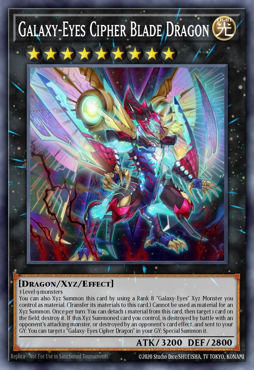 Galaxy-Eyes Cipher Blade Dragon EXFO-ENSE4