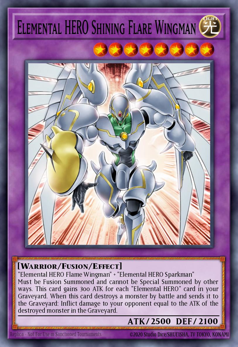 Elemental HERO Shining Flare Wingman BLAR-EN054