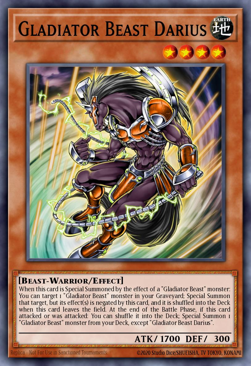 Gladiator Beast Darius LCGX-EN244