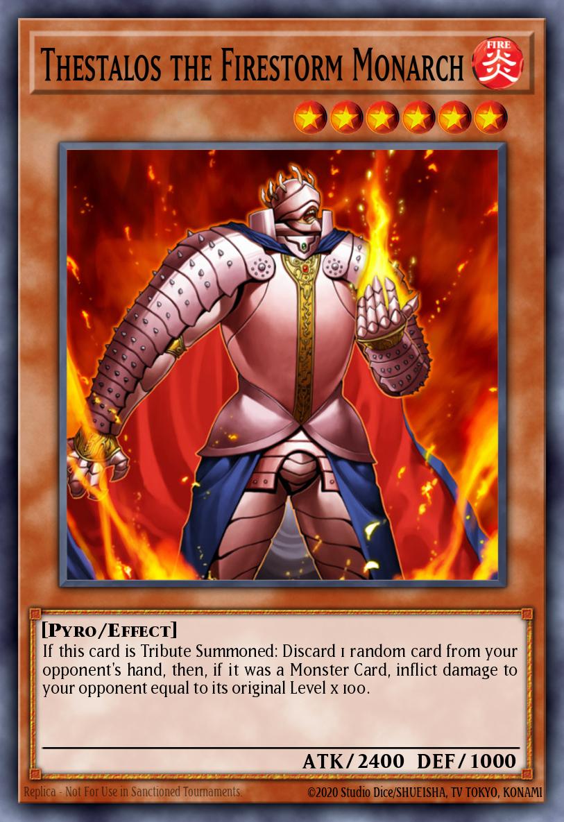 Thestalos the Firestorm Monarch DR3-EN081
