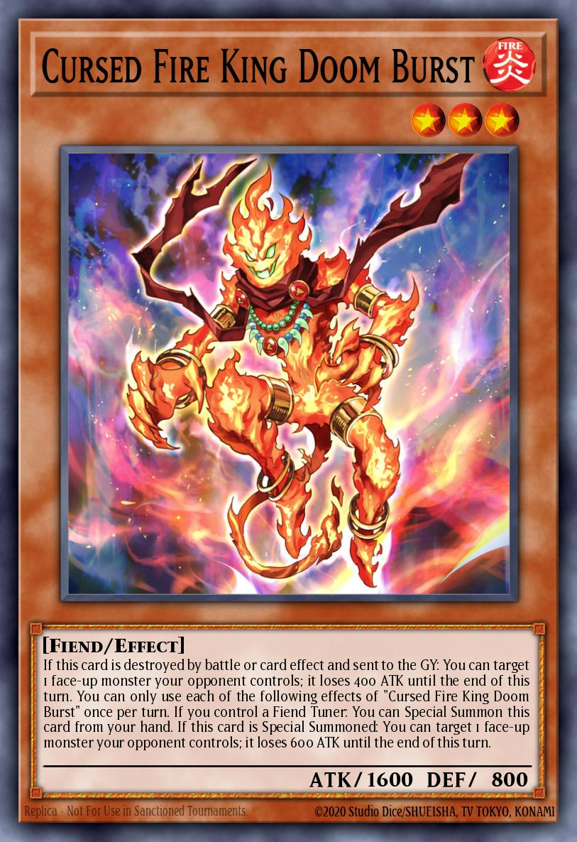 Cursed Fire King Doom Burst MP25-EN436