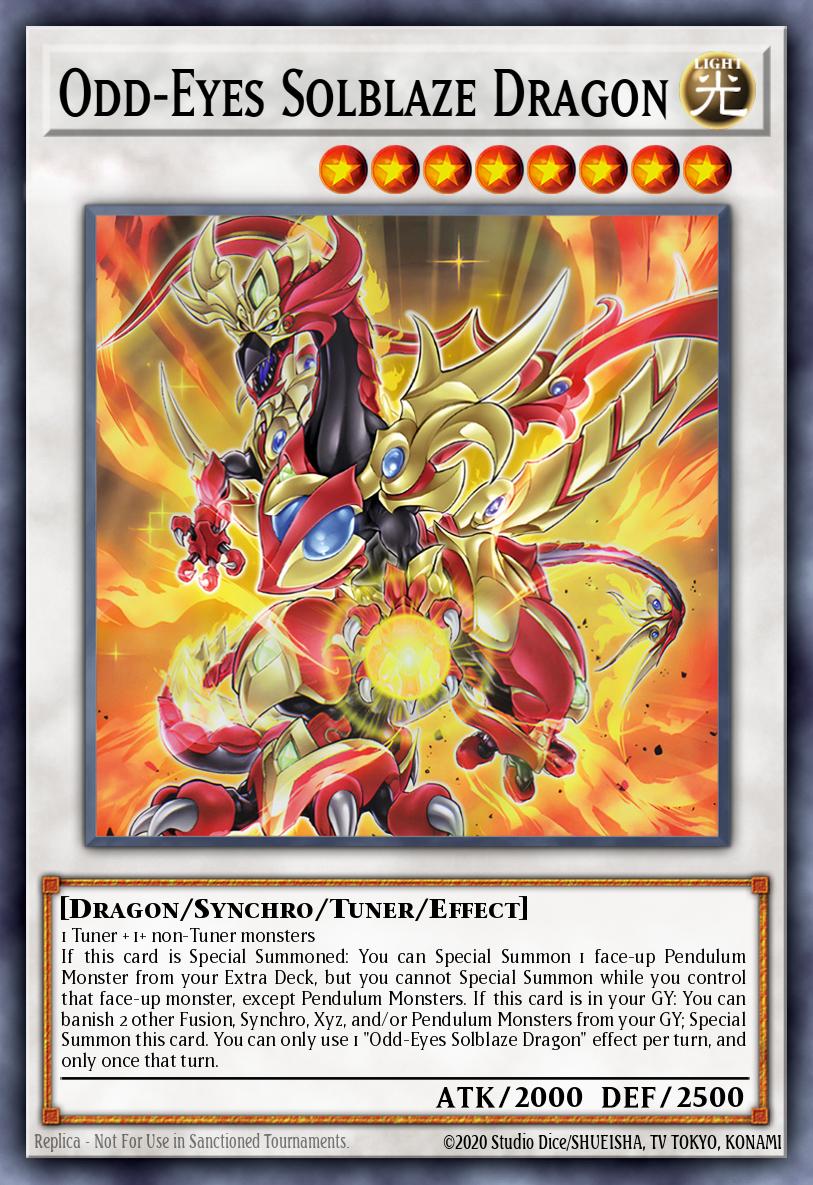 Odd-Eyes Solblaze Dragon LAVD-ENO26