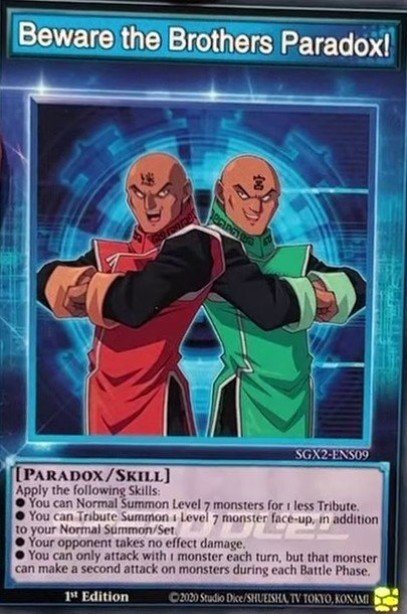 Beware the Brothers Paradox! SGX2-ENS09