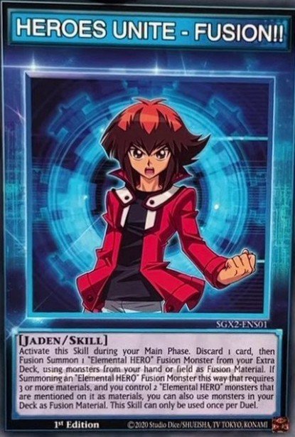 HEROES UNITE - FUSION!! SGX2-ENS01