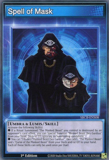Spell of Mask (Skill Card) SBCB-ENS08