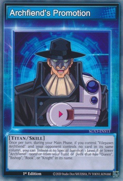 Archfiend's Promotion SGX3-ENS13