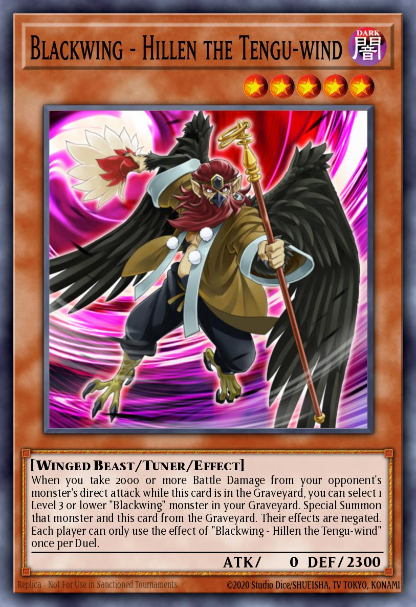 Blackwing - Hillen the Tengu-wind EXVC-EN008