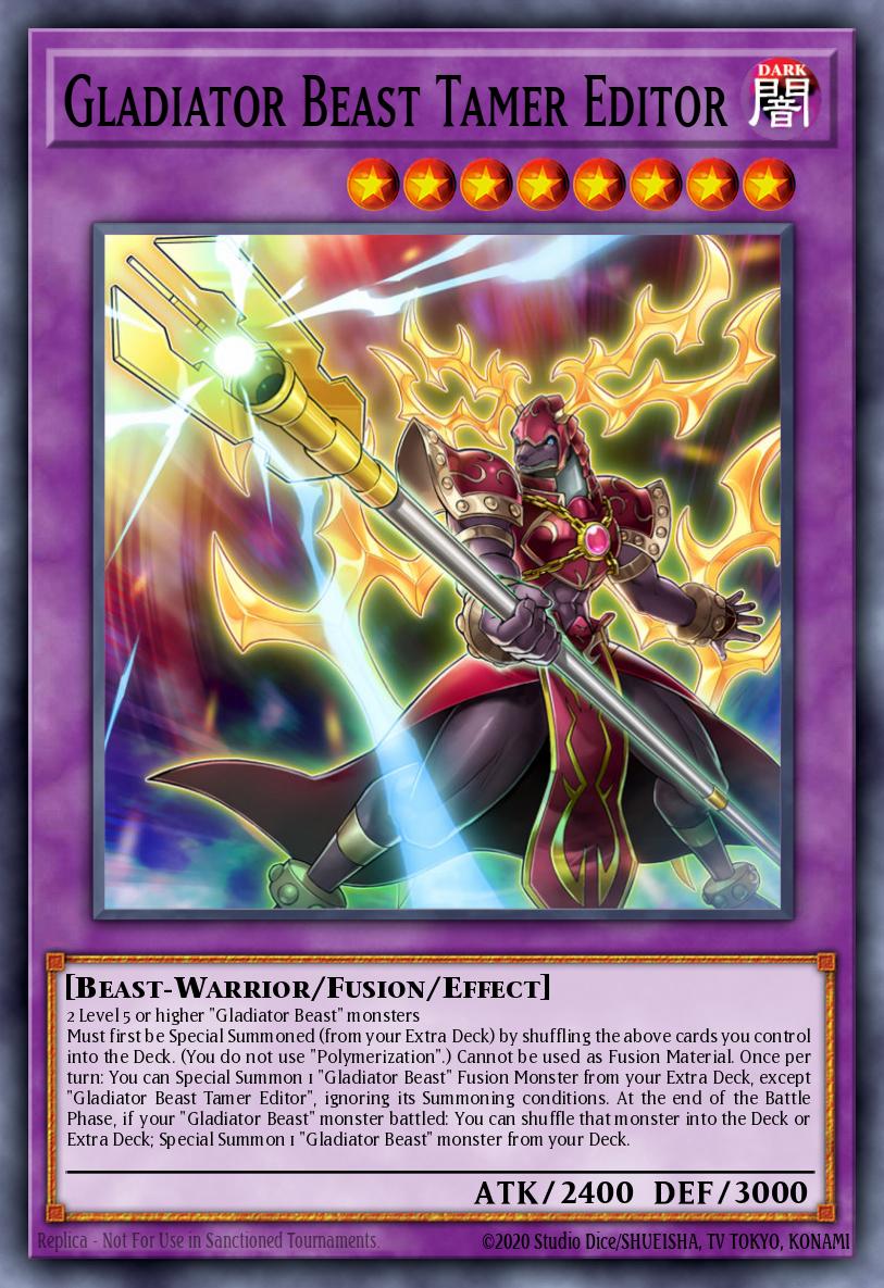Gladiator Beast Tamer Editor BLLR-EN023