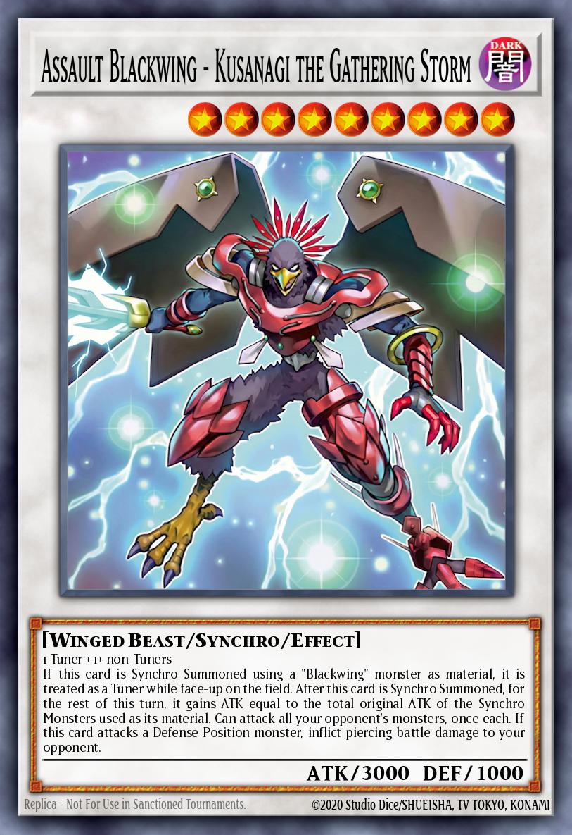 Assault Blackwing - Kusanagi the Gathering Storm MAMO-EN026