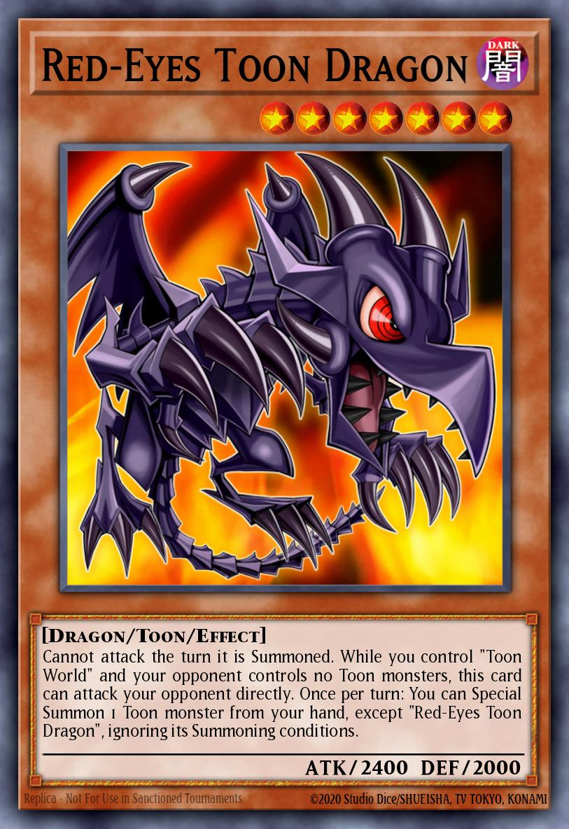 Red-Eyes Toon Dragon LDS1-EN066