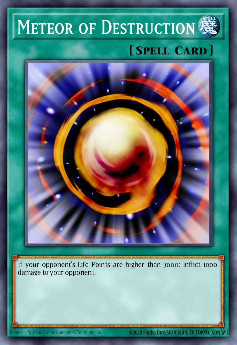 Meteor of Destruction DR3-EN161