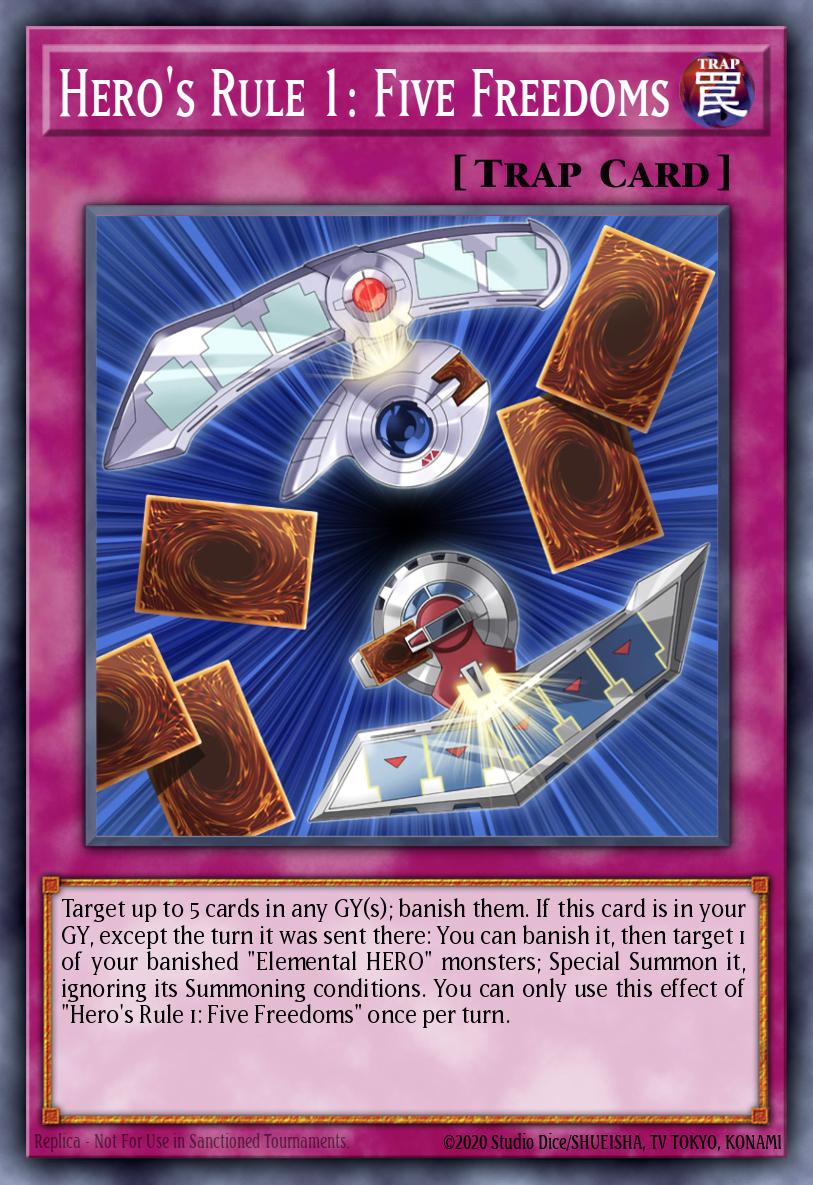 Hero's Rule 1: Five Freedoms MZMU-EN027