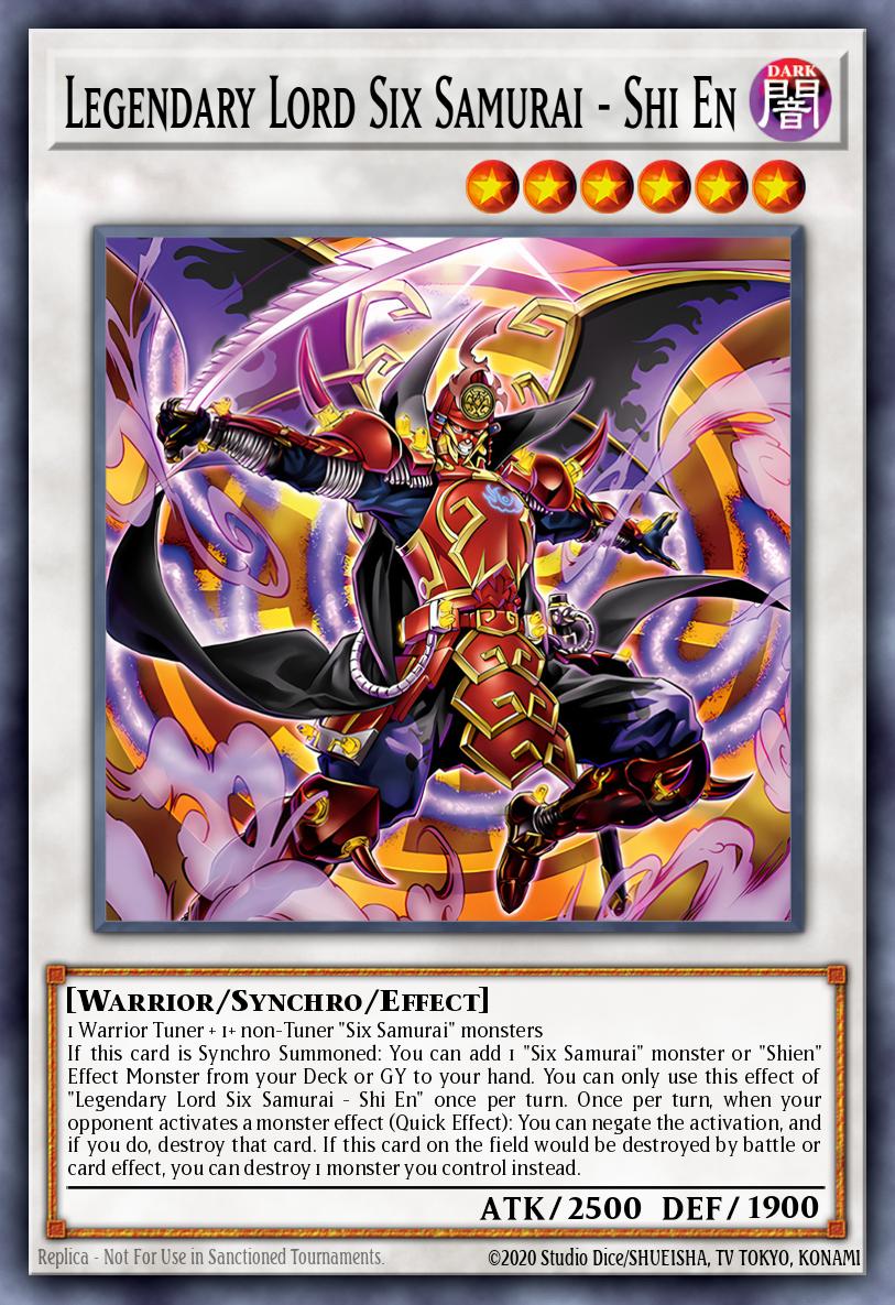 Legendary Lord Six Samurai - Shi En MP25-EN107