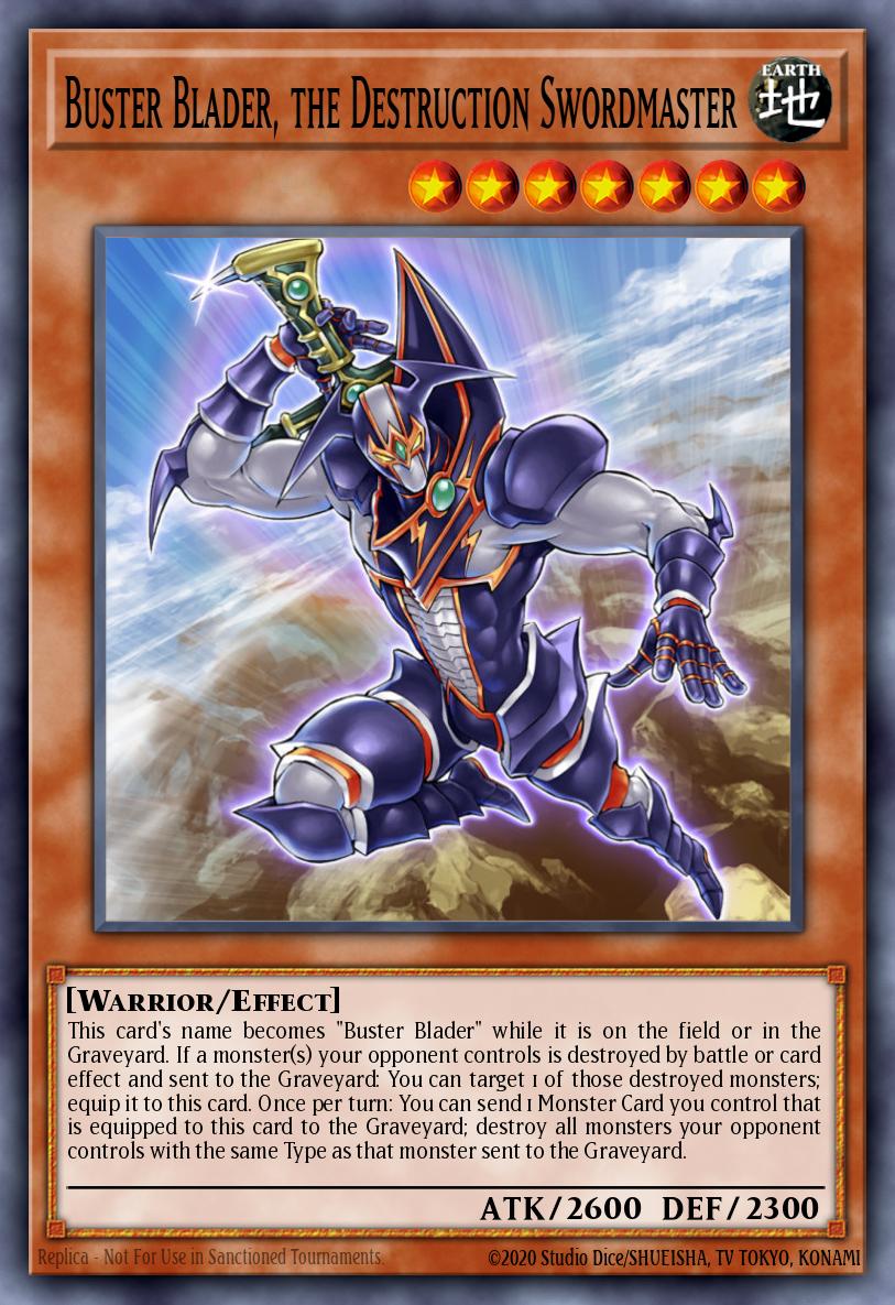 Buster Blader, the Destruction Swordmaster MP16-EN189