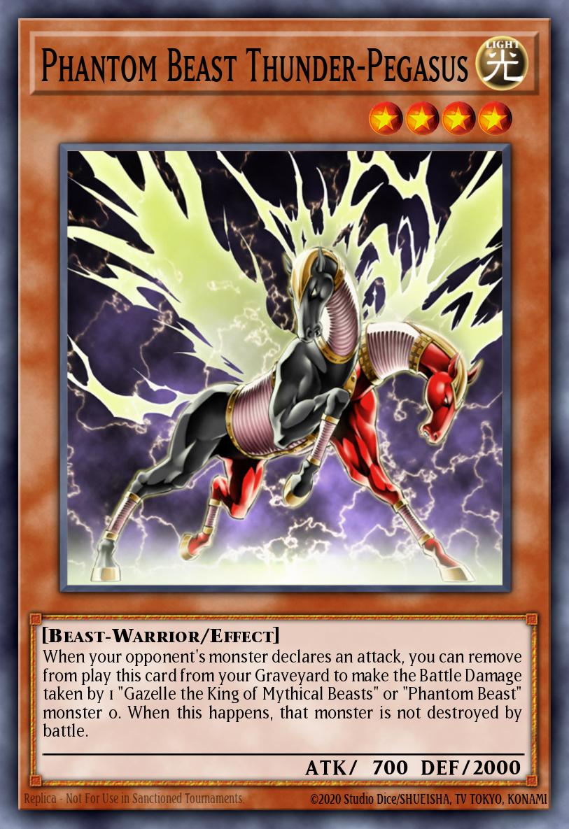 Phantom Beast Thunder-Pegasus GLD2-EN013
