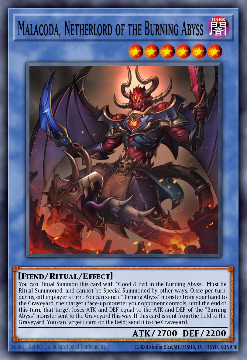 Malacoda, Netherlord of the Burning Abyss SECE-EN085