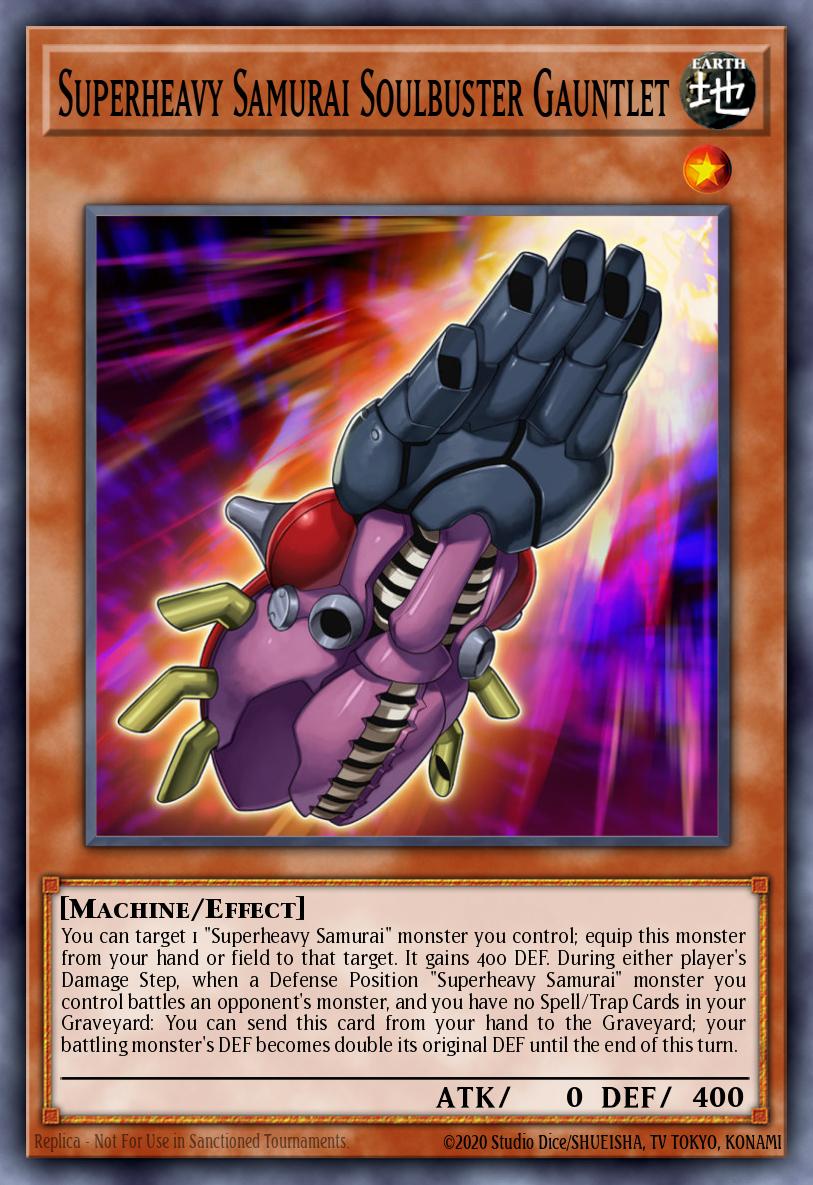 Superheavy Samurai Soulbuster Gauntlet MP16-EN008