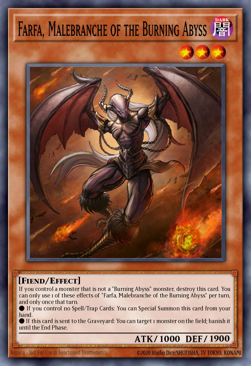 Farfa, Malebranche of the Burning Abyss PGL3-EN049