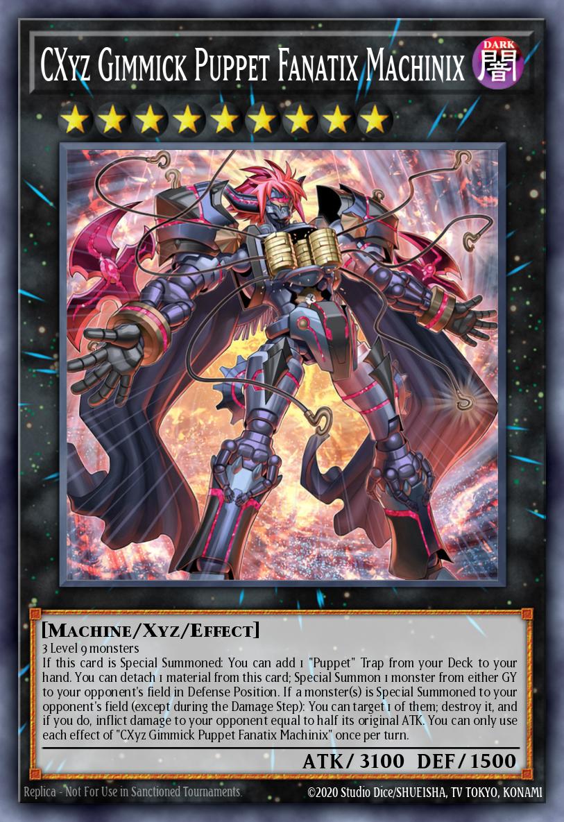 CXyz Gimmick Puppet Fanatix Machinix INFO-EN043