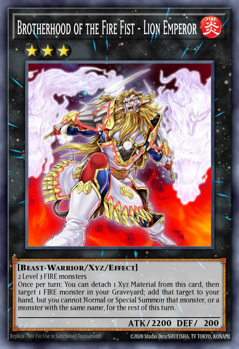 Brotherhood of the Fire Fist - Lion Emperor BLAR-EN066