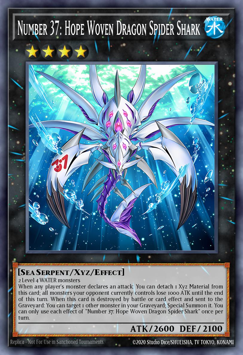 Number 37: Hope Woven Dragon Spider Shark PGL3-EN007