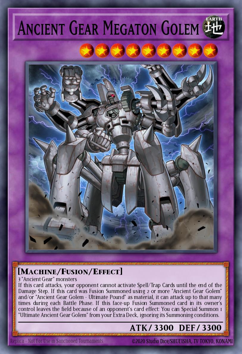 Ancient Gear Megaton Golem LED2-EN031