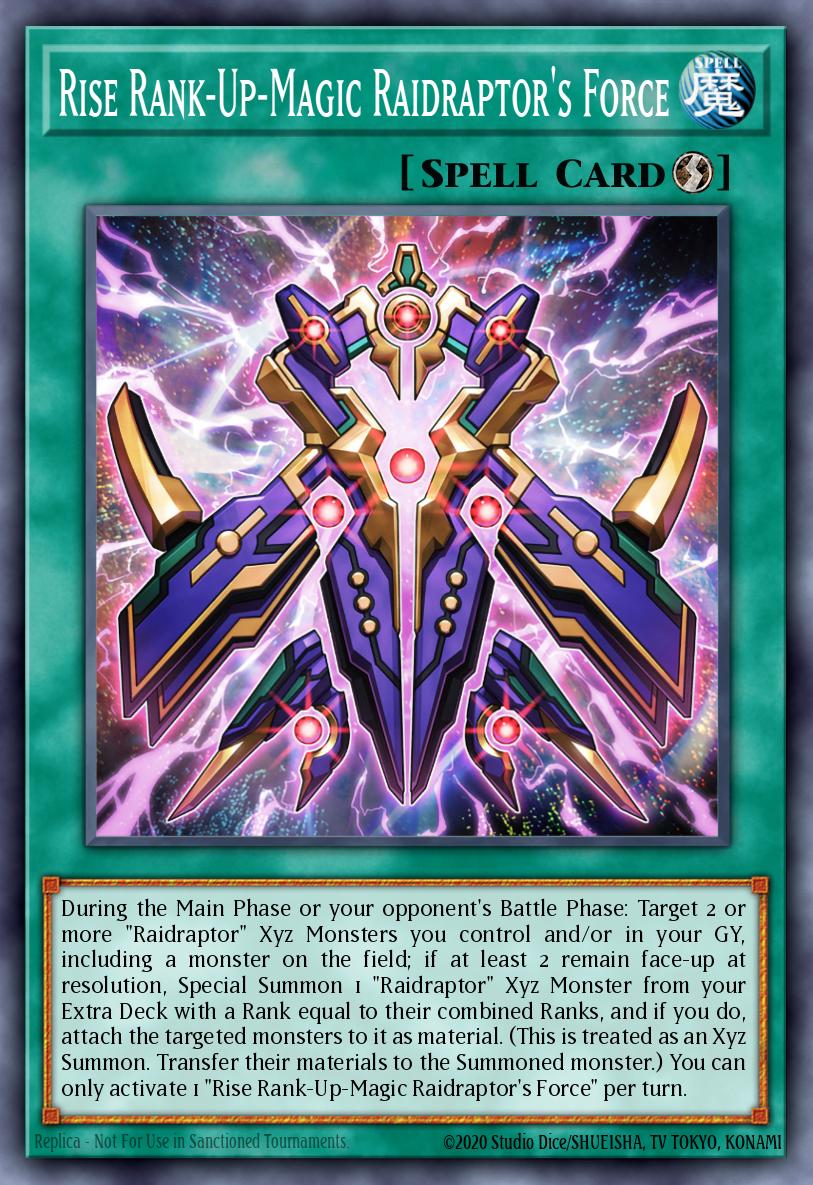 Rise Rank-Up-Magic Raidraptor's Force PHNI-EN056