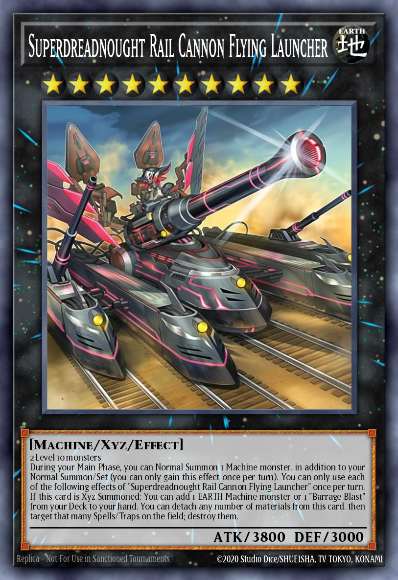 Superdreadnought Rail Cannon Flying Launcher BLZD-EN044