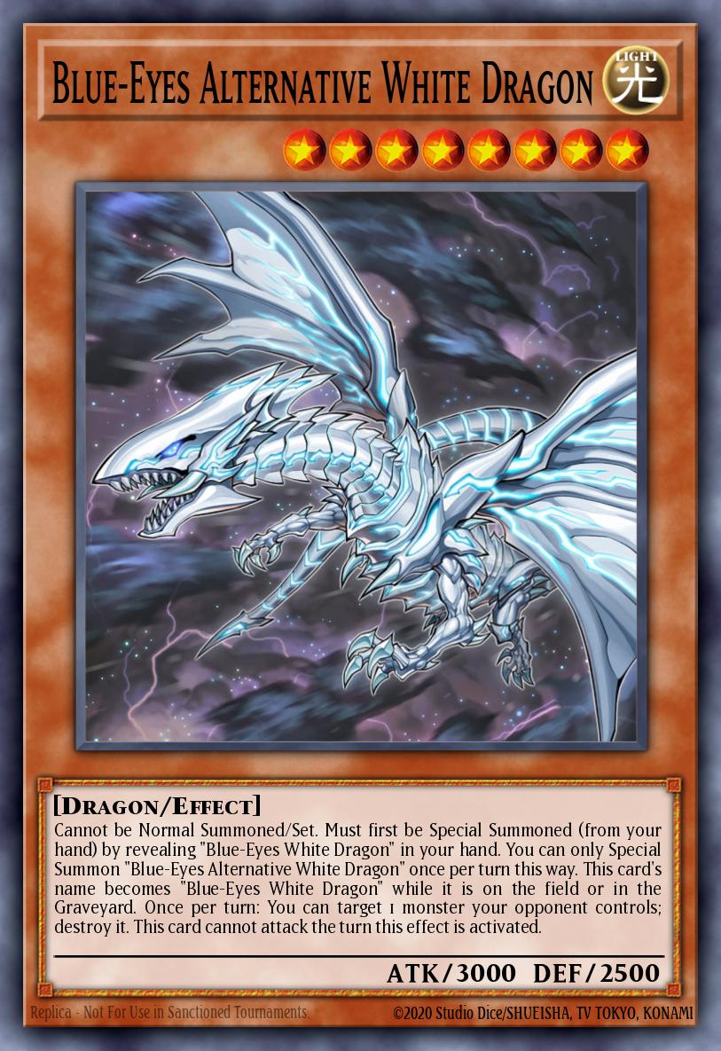 Blue-Eyes Alternative White Dragon RA02-EN010