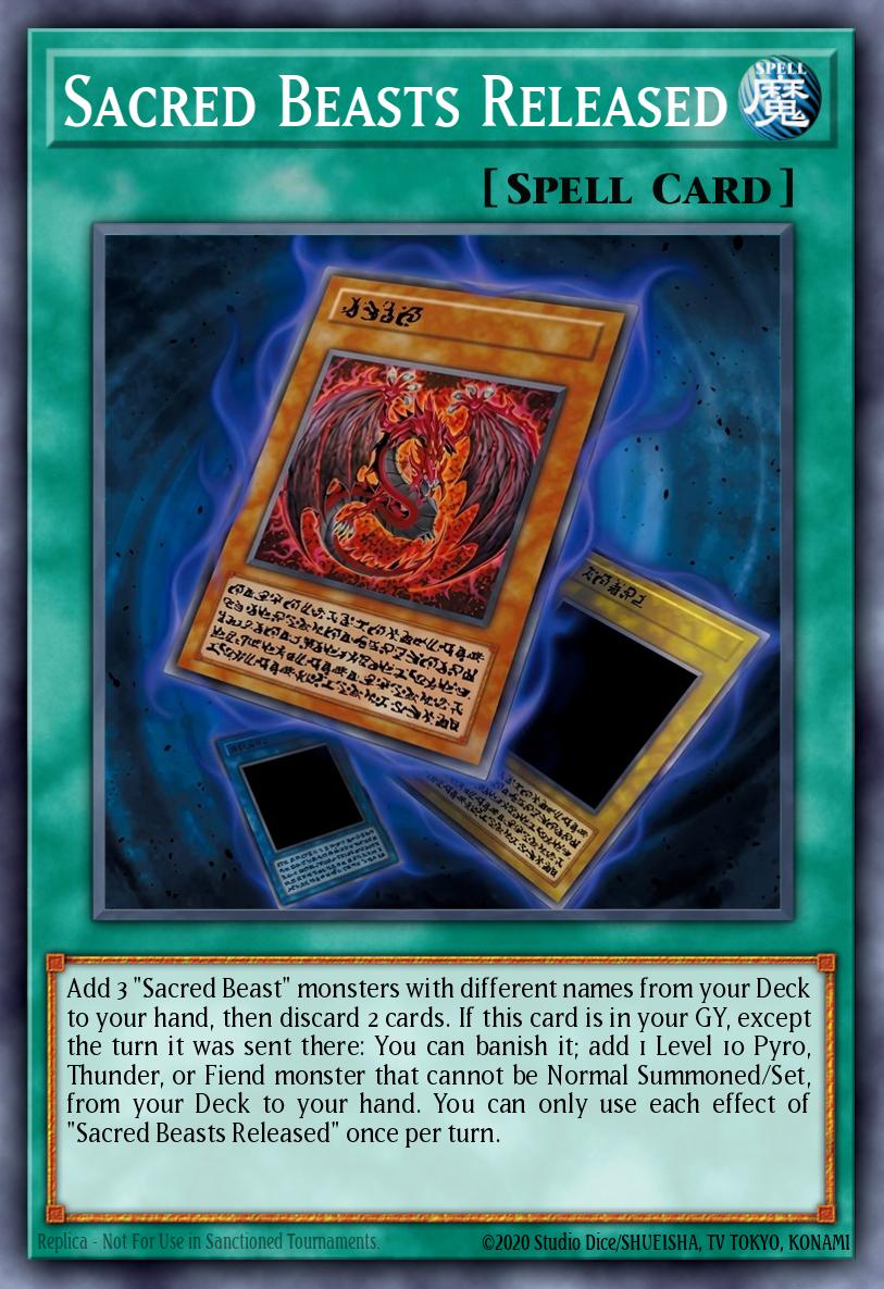 Sacred Beasts Released CORI-EN047