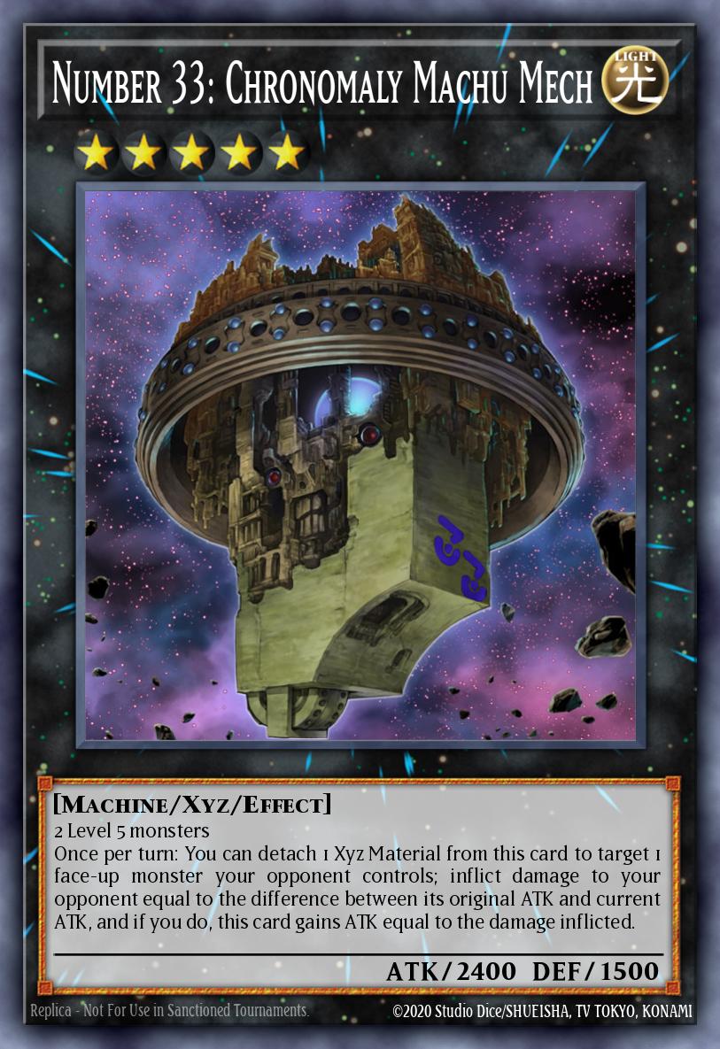 Number 33: Chronomaly Machu Mech REDU-EN043