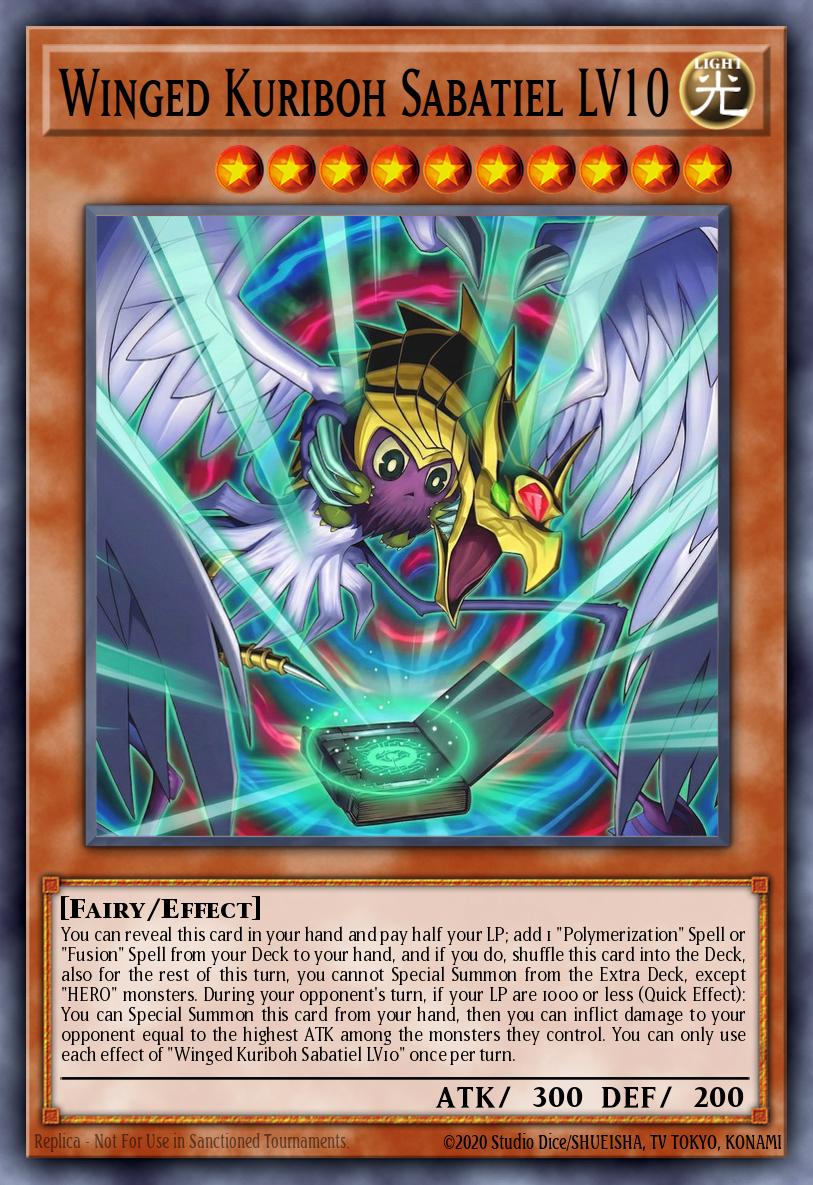 Winged Kuriboh Sabatiel LV10 MAMO-EN006