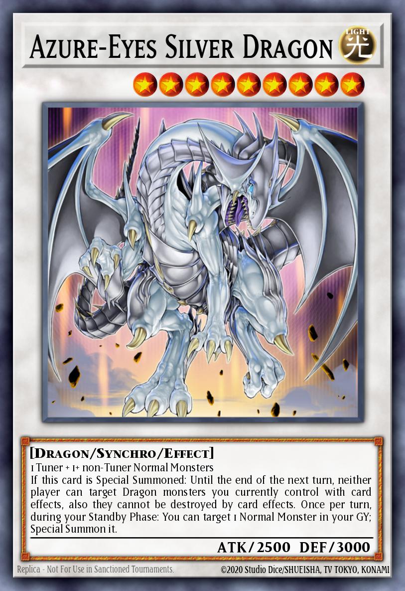 Azure-Eyes Silver Dragon LCKC-EN066
