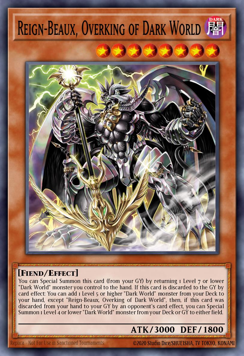 Reign-Beaux, Overking of Dark World SR13-EN001
