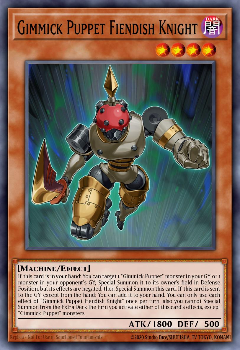 Gimmick Puppet Fiendish Knight MZTM-EN047