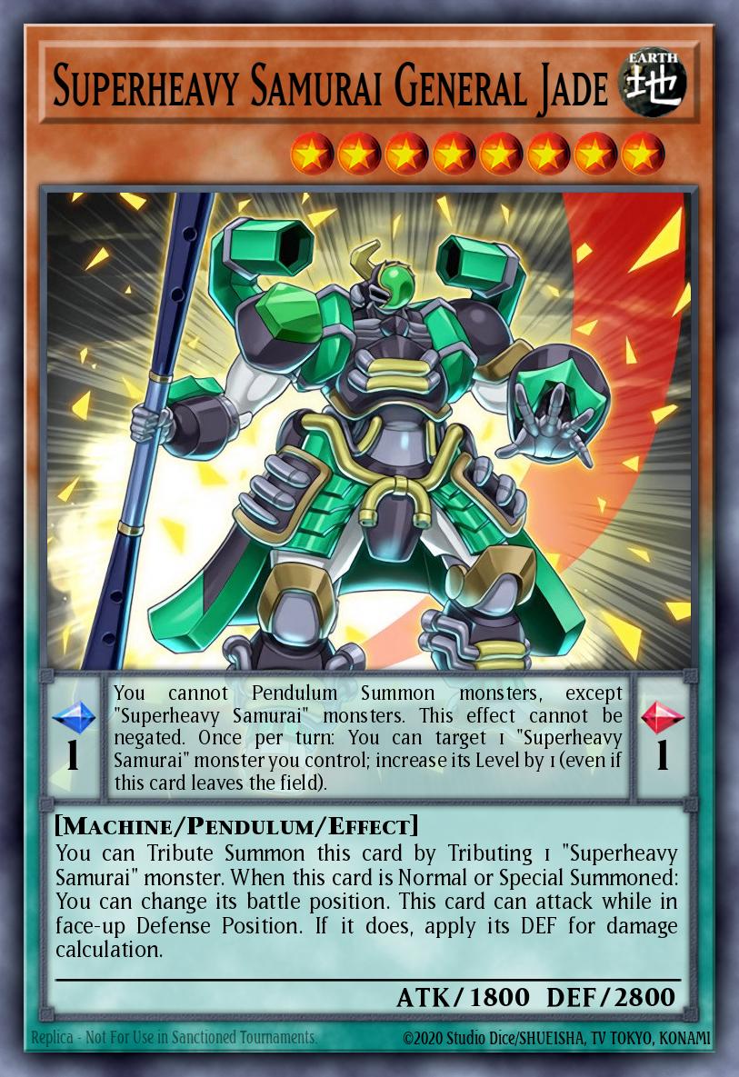 Superheavy Samurai General Jade MP16-EN181