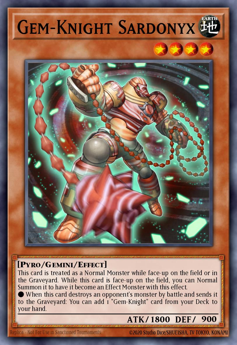 Gem-Knight Sardonyx DT07-EN014