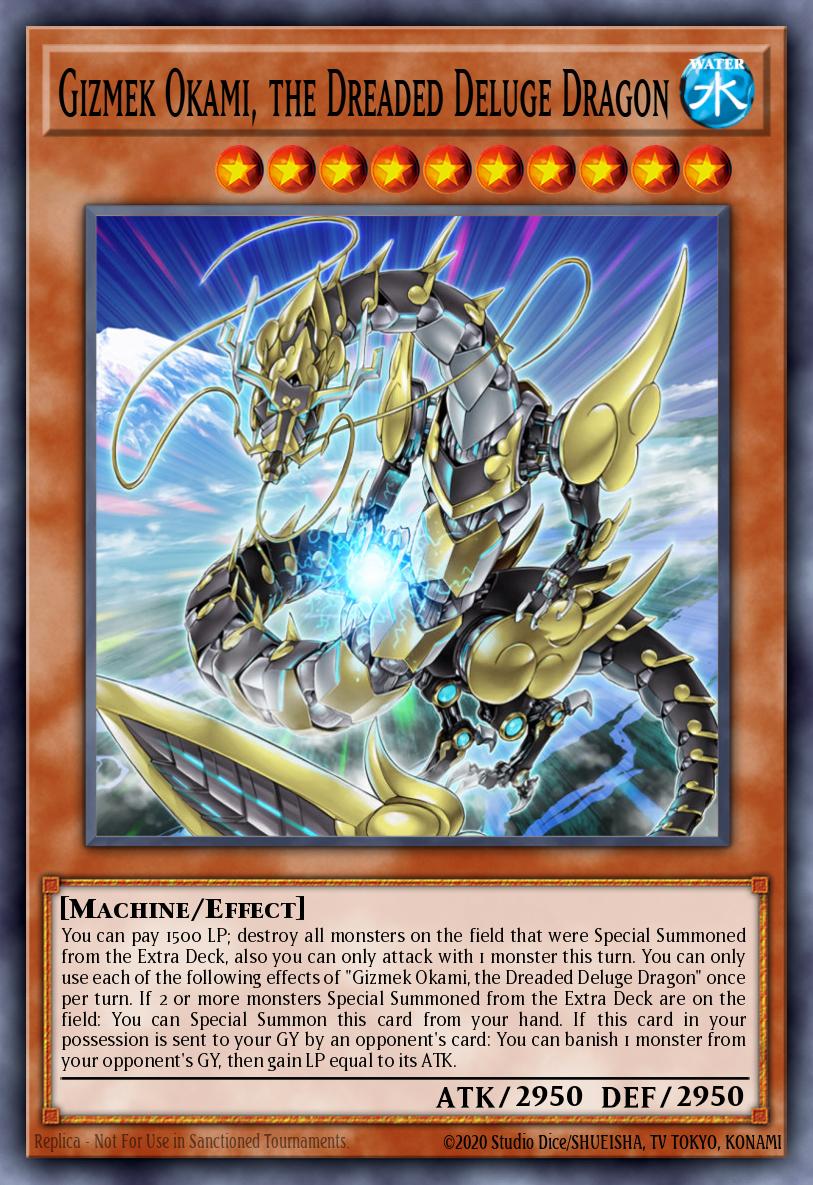 Gizmek Okami, the Dreaded Deluge Dragon MP21-EN121
