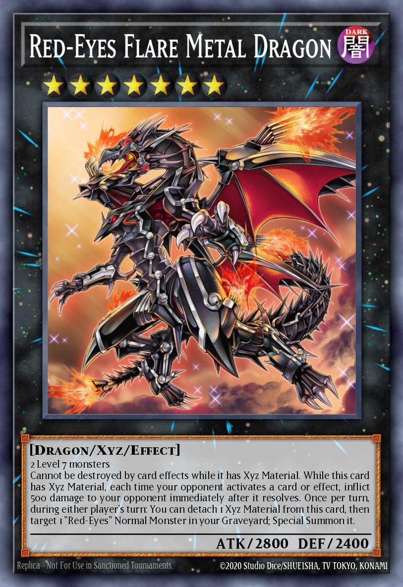 Red-Eyes Flare Metal Dragon RA01-EN038