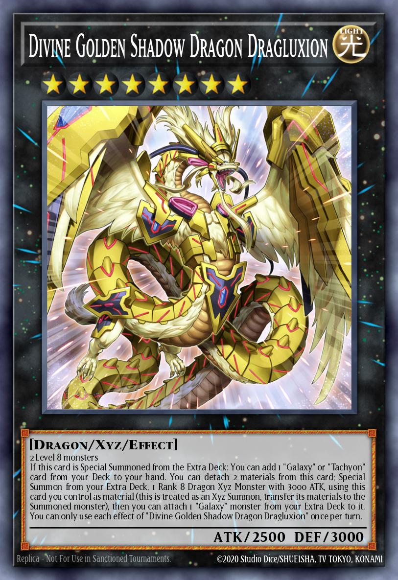 Divine Golden Shadow Dragon Dragluxion MAMO-EN085
