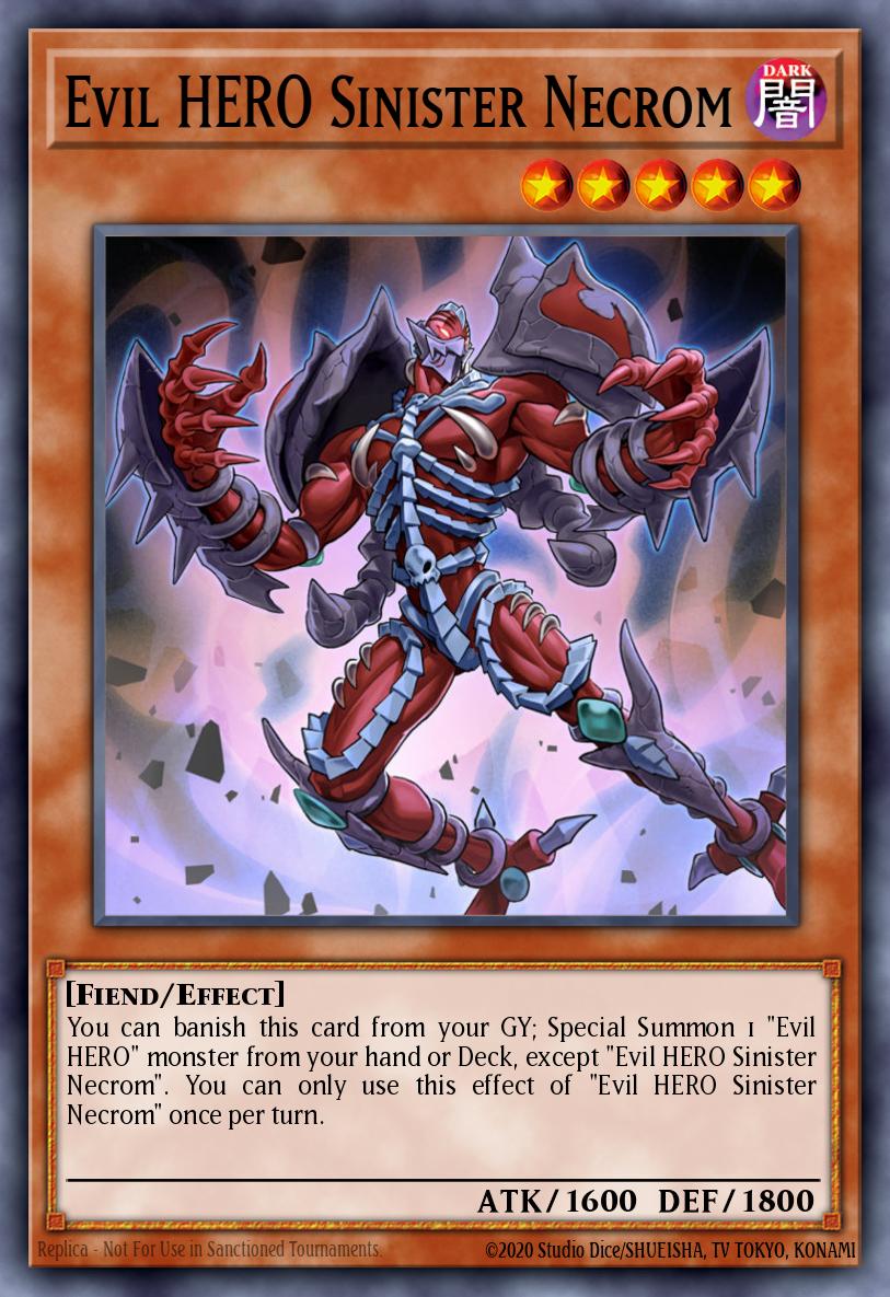 Evil HERO Sinister Necrom LED5-EN014