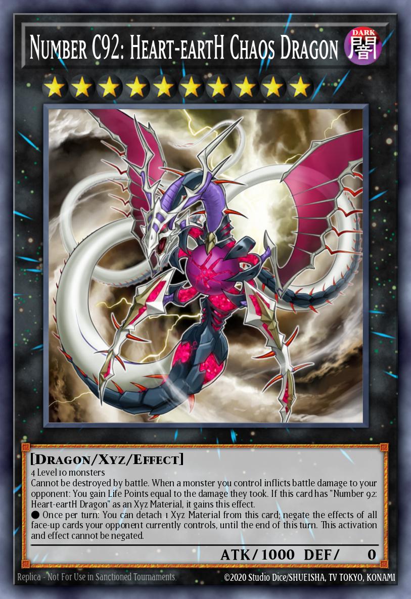 Number C92: Heart-eartH Chaos Dragon BLAR-EN069