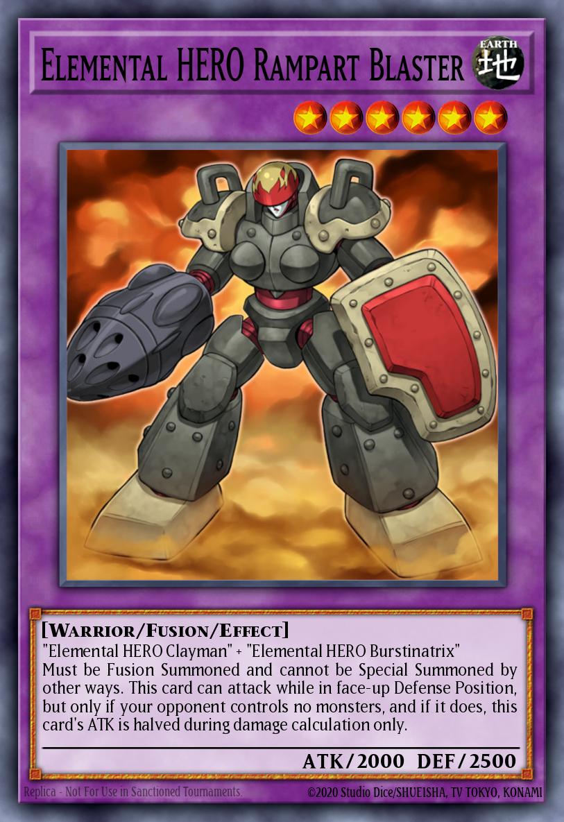 Elemental HERO Rampart Blaster DR04-EN093